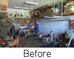 Organize Your Garage Quickly - Before & After